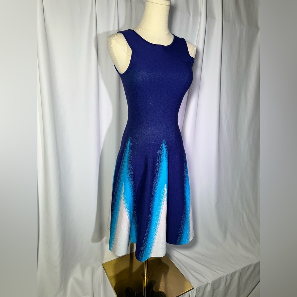 ISSA London Spray Paint Jacquard Dress| XS - Picture 3 of 9